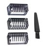 Shaver Comb 3 PCS for Solo Men's Full Body Electric Shaver Trimmer Comb Solo Shaver Replacement Comb 1.3.5mm with Cleaning Brush（3comb+brush）