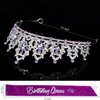 Atoden Birthday Crown and Birthday Queen Sash Birthday Girls Tiara Purple Crystal Crown for Women Princess Birthday Party Decorations Rhinestone Headband Happy Birthday Accessories for Party Gifts
