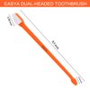 EASYA Double Headed Pet Dog Toothbrush for Small Dogs/Soft Bristles Puppy Long Handle Tooth Brush Dogs Teeth Cleaning/Bulk Toothbrushes Dental & Oral Care… (MIXED10)