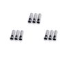 TIGER ARCHERY Aluminum Inserts .244/6.20mm& Bullet Field Points 5/16 Archery Practice Tips for Carbon Arrow Shaft… (Arrow Insert 24pcs)