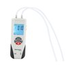 Digital Manometer HT-1890 Dual Port LCD Display Backlight Air Pressure Meter Differential Gauge Gas Pressure Tester with Storage Case 10Psi Pressure