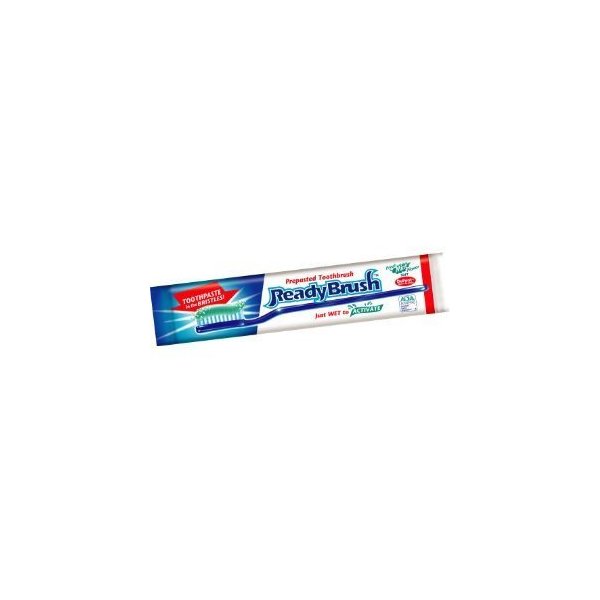 ReadyBrush Prepasted Toothbrushes, Fresh Mint Flavor - Bag of 10 toothbrushes