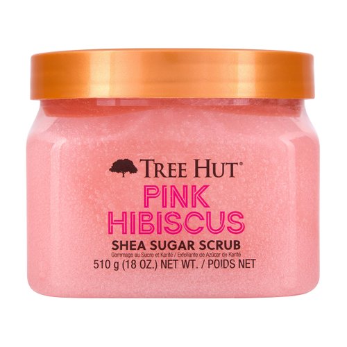 Tree Hut Pink Hibiscus Shea Sugar Exfoliating & Hydrating Body Scrub, 18 oz