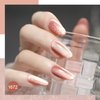 GAOY Pink Ocean Cat Eye Gel Nail Polish Set with Magnet for Holographic Cat Eye, Salon Gel Manicure and Nail Art DIY at Home