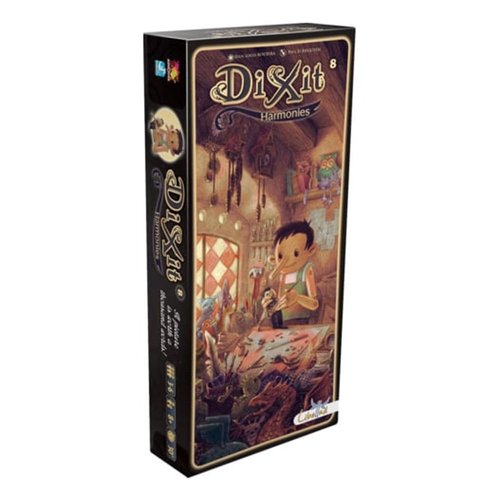 Dixit Harmonies Board Game EXPANSION - Ignite Your Imagination with 84 Captivating Art Cards! Creative Storytelling Game for Kids & Adults, Ages 8+, 3-6 Players, 30 Min Playtime, Made by Libellud