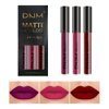 KARNAR 3Pcs Dark Red Purple Matte Lipstick Lip Set, Lip Stain,Lipstick Sets for Women Lippies Lip Matte Makeup Lip gloss Beauty Cosmetics Kit (SET01)