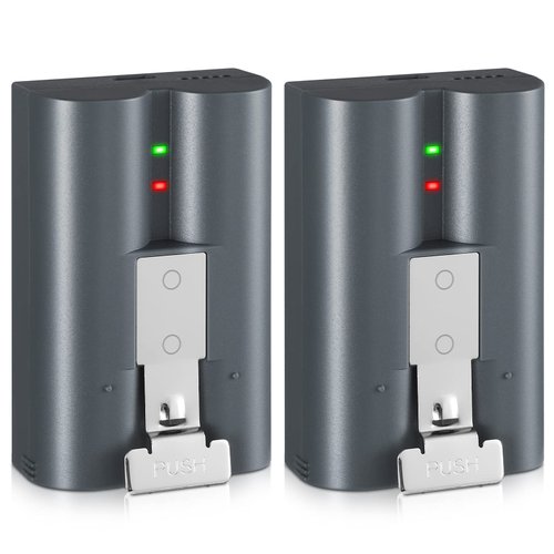 Etrhtec 2 Packs 6040mAh Rechargeable Battery Compatible with Ring-Video Doorbell 2/3/4, Video Doorbell 3 Plus, Stick Up Cam Battery (2nd & 3rd Gen) and Spotlight Cam Battery
