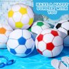Chivao 12 Pieces Inflatable Ball Soccer Ball Softball Volleyball Basketball Football 16 Inch Beach Balls Party Favors Summer Swimming Pool