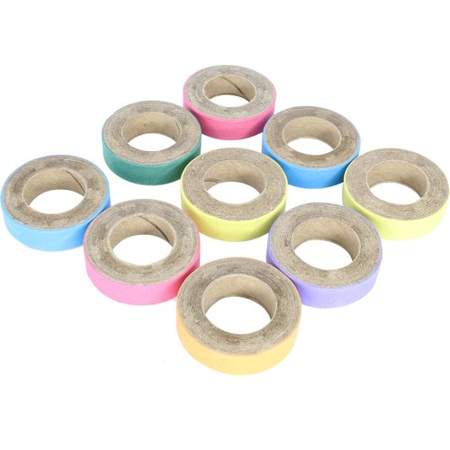 Bonka Bird Toys 2120 Pk9 1.75 Inch Colorful Chew Bagels - Fun & Safe Shreddable Toy for All Birds, Cockatiels, Conures, African Greys