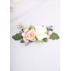 Kercisbeauty Pink and White Cute Hair Comb Prom Girl Floral Headpiece Wedding Brides Bridesmaids Flower Headband Handmade Soft Headband Flower Girl
