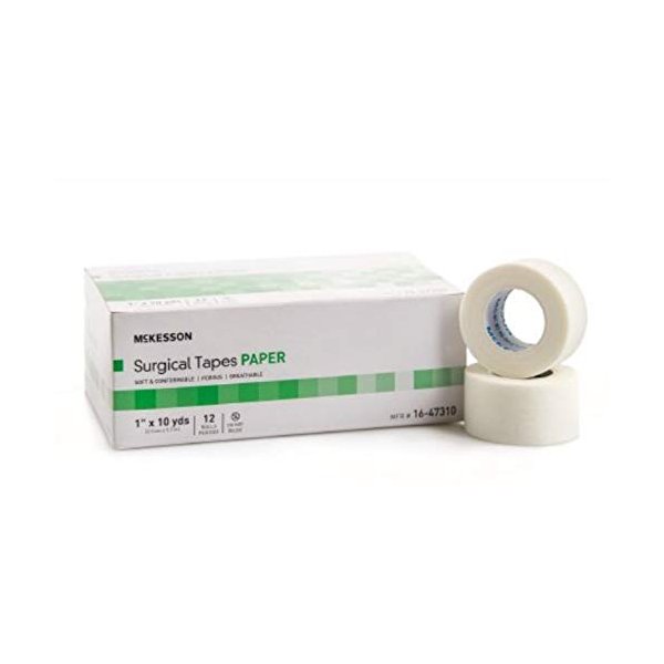 Medical Tape Medi-Pak Performance Plus Paper 1 Inch X 10 Yard NonSterile