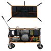 Universal Stroller Wagon Accessories for 4 Seater Wagon or 2 Seater, Adjustable Stroller Wagon Organizer with 10 Pockets, Wide Compatibility Wagon Sorting Cargo Net Bag(Product Not Including Cart)