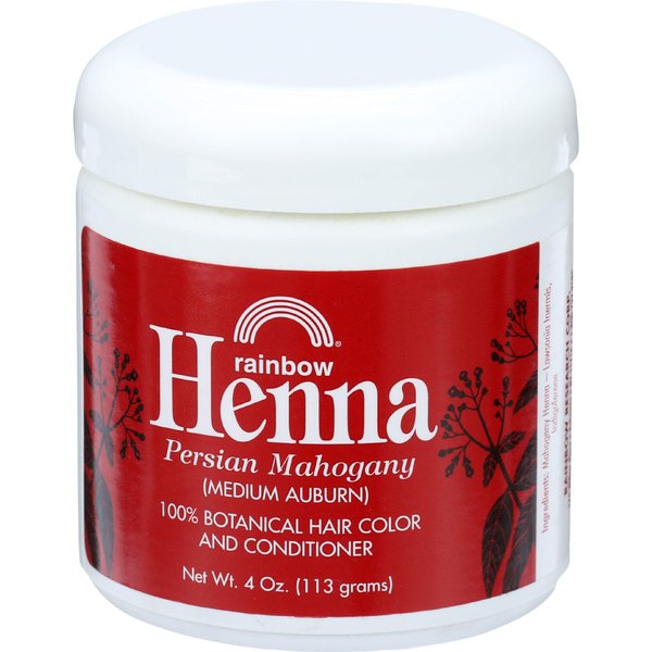 Rainbow Research Henna Hair Color and Conditioner Persian Mahogany Medium Auburn, 4 Ounce