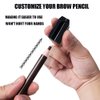 1 Pc Eyebrow Pencil Shaper, 4 in 1 Eyebrow Pencil Sharpener DuckbillShape Sharpener Lip Liner Peel-Off Eyebrow Sharpener Auxiliary Tool for Beginners and Professional