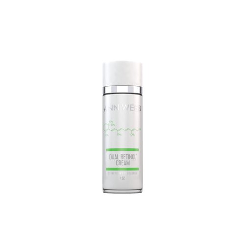 Ann Webb Dual Retinol Cream - All Natural Night Moisturizer w/Time Release Retinol Gentle & Powerful Exfoliator, Anti-Aging, Anti-Wrinkle, Smoothing Fine Lines & Brightening Night Cream 1oz