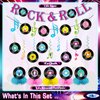 LARRAZABAL Rock and Roll Birthday Party Decorations, Music Themed Party Decorations Include Rock and Roll Banner Hanging Swirls Honeycomb Centerpiece 50s Party Decorations Baby Shower Supplies