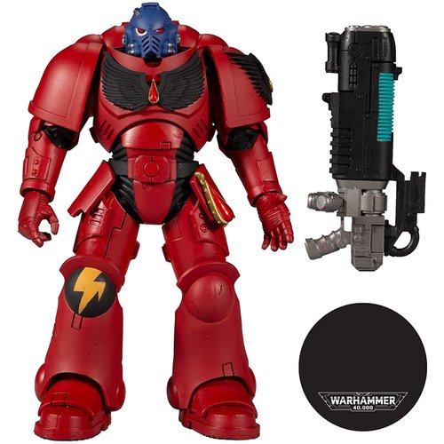 McFarlane Toys Warhammer 40,000 Blood Angel Primaris Space Marine Hellblaster 7" Action Figure