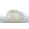 Generic Pearly white iridescent hair claw clip for medium fine hair