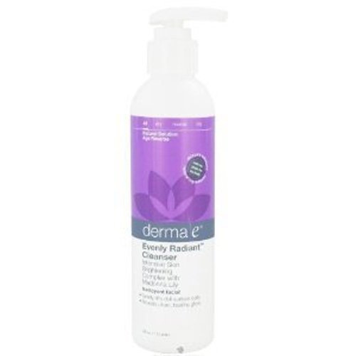 DERMA E RADIANT FACIAL CLEANSER, 6 FZ
