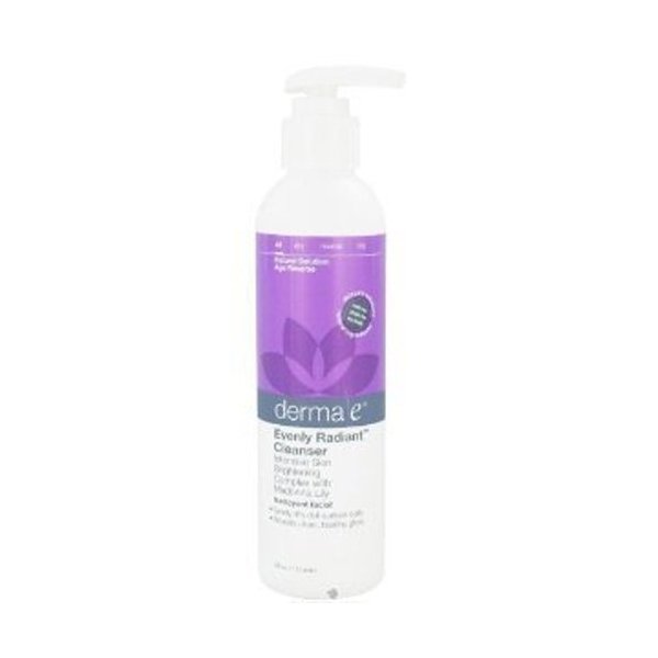 DERMA E RADIANT FACIAL CLEANSER, 6 FZ