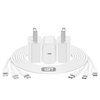 3 Pack QZIIW iPhone Charger,iphone Fast Charger,[MFi Certified] iPhone Fast Adapter,USB C to Lightning Charging Cable 6 Feet,20W USB C Wall Charger with Compatible iPhone 14 13 12 11 Pro Max,iPad
