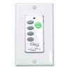 Litex WCI-100 Wall Command Universal Ceiling Fan Control, Three Speeds and Full Range Dimmer,Black,10.20x8.00x3.50