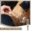 precious harvest Round hair brush Ceramic ion hair brush Professional salon and home hair blow styling Lightweight round hair brush, non-electric(32mm)