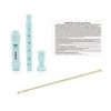 HOSEYIN Soprano Recorder Baroque style German style C Key 8 Holes Soprano Recorder for Beginners Kids students (Baroque, Light green)