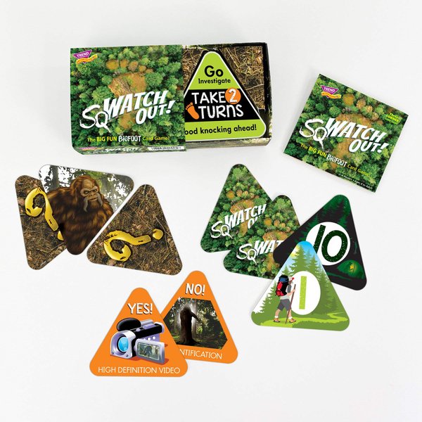 sqWATCH Out! Three Corner Strategy Game by TREND enterprises, Inc. - Family-Friendly Card Games