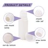 BOSMIOW 8 Packs Roll On Deodorant Bottles 1.7oz/50ml Empty Deodorant Containers Plastic Rollerball Bottles Refillable Roller Container For Homemade Natural Deodorant