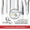 marQus Manicure Set Solingen Made in Germany - 7 piece stainless steel exclusive finger & toe nail clippers set in Nappa black leather case, made in Solingen Germany* (except for clippers)