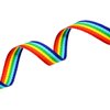 3/8" Rainbow Striped Grosgrain Ribbon - 100 Yards - USA Made - (Multiple Widths & Yardages Available)