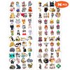 Cat Temporary Tattoos Themed Birthday Party Supplies Favors Decorations 96 PCS 8 Sheets Cute Fake Tattoo Stickers Party Games For Children Kids Boys Girls School Gifts Rewards Home Activity