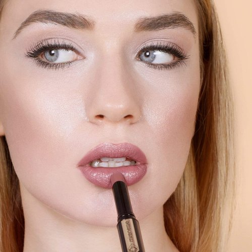 Mirenesse French Kiss Super Glossy Lipstick, Hydrating Line Filling Brightening Gloss Finish with Vitamin C + Vitamin E, Vegan and Toxin Free, B-52 .07 oz