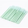 BIHRTC Pack of 100 One-Off Disposable Silicone Eyelash Mascara Brushes Wands Applicator Eyebrow Brush Makeup Tool Kit Set (Tower Shape - Light Green)