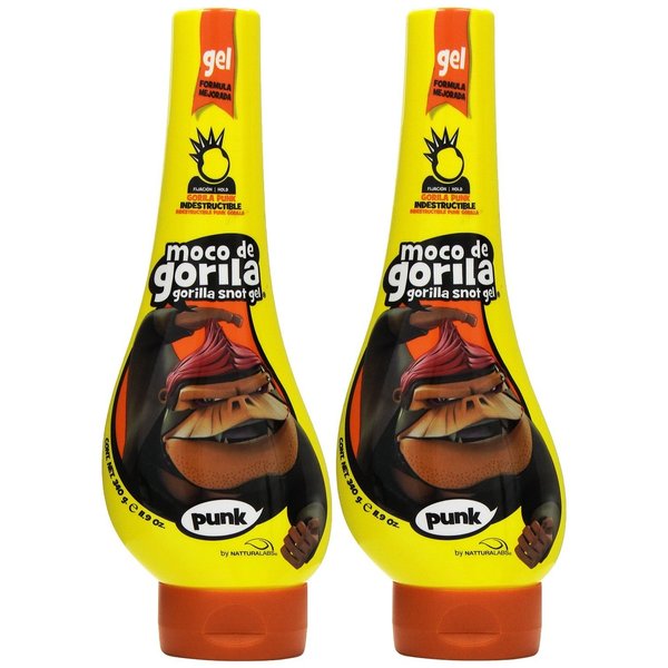 Moco de Gorila Estilo Punk Extreme Hold Gel, 11.9 Ounce (Pack of 2)