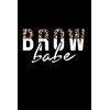 Brow Babe Leopard Eyebrow Brow Tech Brow Artist: Dot Grid Notebook/Journal (6” X 9”) Brow Babe Design For Make-Up Artist & Brow Bars