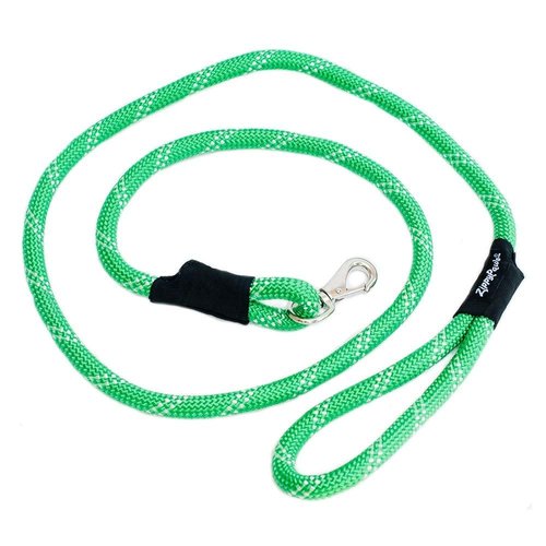 ZippyPaws Zp322 Climbers Rope Leash Original 6 Ft - Green Dog Lead