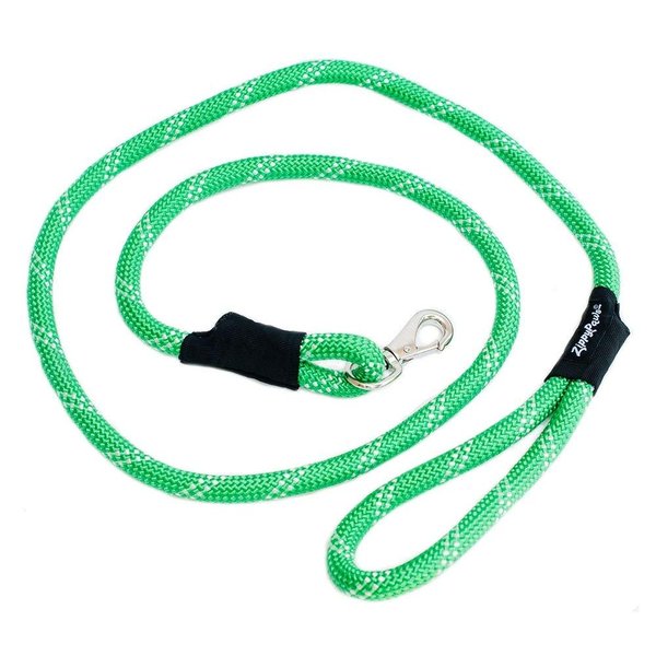 ZippyPaws Zp322 Climbers Rope Leash Original 6 Ft - Green Dog Lead