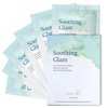 YoungMe Soothing Glam Korean Sheet Mask Pack - Soothing & Hydrating Facial Mask with Aloe Vera & Cica - Hypoallergenic Sheet Mask for All Skin Types | 25g x 6 sheet mask pouch set