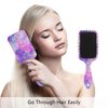 Galaxy Star And Moon Hair Brush for Wet & Dry Hair Grip Soft Bristles for Anti Static & Frizz Air Cushion Comb for Women Girls