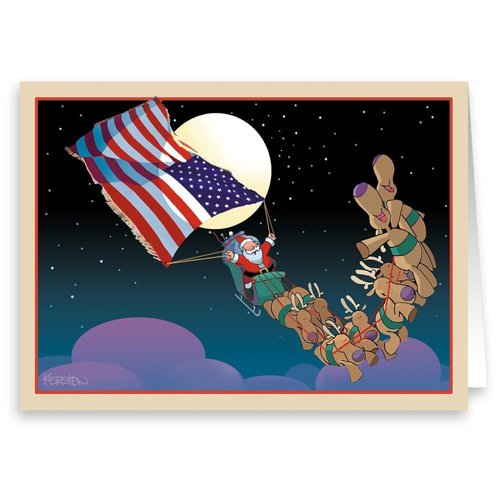 Stonehouse Collection - Christmas Cards Boxed with Envelopes, Funny Christmas Cards, Happy Holidays Cards, Bulk Christmas Cards, Boxed Christmas Cards - Set of 18 (Standard)