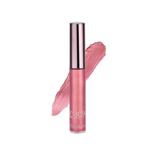 Girlactik Long Lasting Matte Lip Paint Liquid Lipstick in Allure- Long wearing, Smooth Application, Pigmented, Non-Crack Formula, Lightweight, 7.5 ml / .25 oz, (Romance)