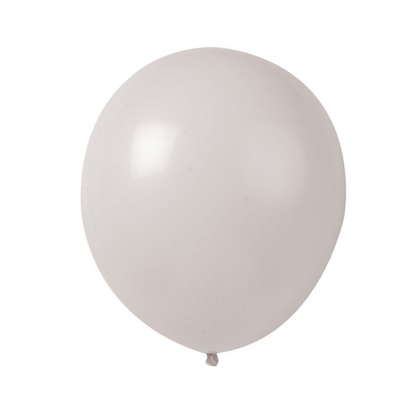Topenca Party Supplies, 12 Inches Solid Latex Balloons, 50 Pack, White