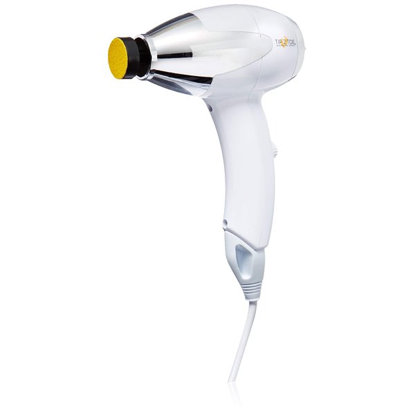 J D beauty professional Tip2Toe Electric Callus Remover, White & Silver
