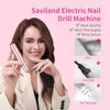 Saviland Electric Nail Drill - Electric Nail File Efile Nail Drill Professional Manicure with 6PCS Nail Drill Bits