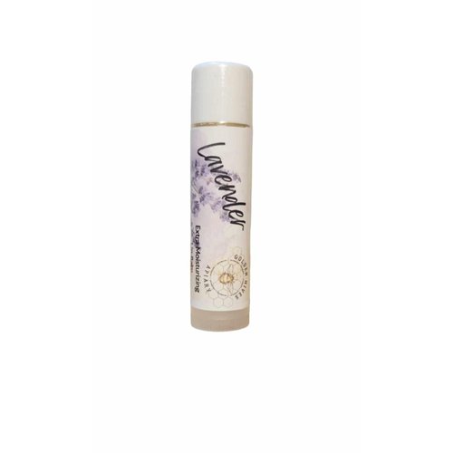 Golden Hives Apiary Moisturizing Lip Balm With Raw Beeswax & Organic Cocoa Butter - Lavender (Pack of One)