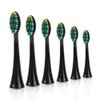 Voom Sonic Pro 7 Series Replacement Brush Heads Black/WHITE