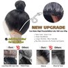 tunfine 30 Inch 250 Density 13x6 Hd Lace Front Wigs Human Hair, Glueless Straight Frontal Wigs Human Hair Pre Plucked With Baby Hair
