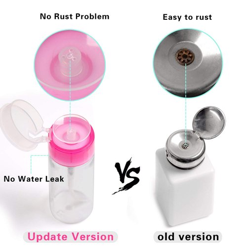 BTArtbox Gel Nail Polish Remover Set 600PCS Lint Free Nail Wipes Cotton Pads With 1PCS Push Down Pump Dispenser Bottle for Professional Soak Off Gel Polish Remover Acrylic Nail Remover